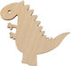 Dinosaurier Hölzernes 7cm Set/5 Natur