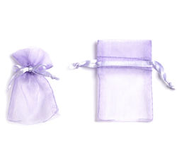 Organza Pouch With Strap 7.5x5 Cm Set Of 10 Pie...