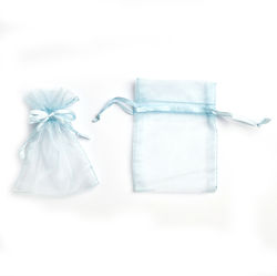 Săculeț Din Organza Cu Panglică 10cm X 7.5cm Se...