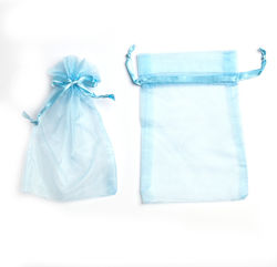 Organza Pouch With Ribbon 17cm X 12cm Set Of 10...