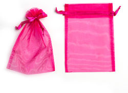 Organza Pouch With Strap 17cm X 12cm Set 10pcs ...