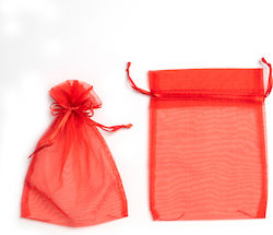 Organza Pouch Ribbon 17cm X 12cm Set 10pcs Pouo...