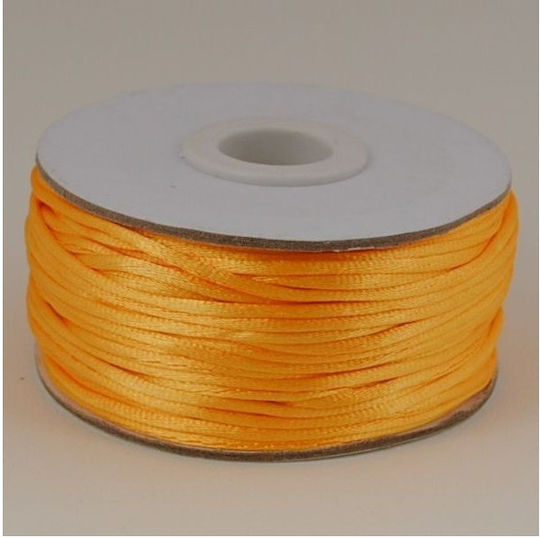 Kyriacou Satin Schnürsenkel Mäusezähnchen 2mmx50m Gelbe Dunkle Mstxxxxx-xx2x50-76xxxx