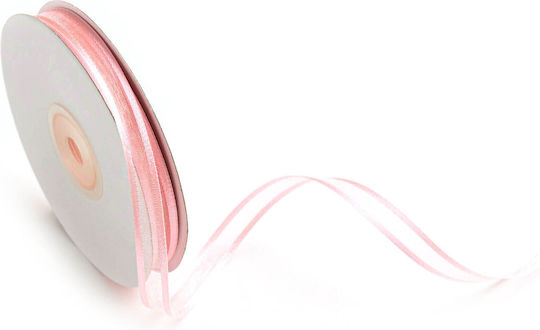 Organza Satin Bänder 10mm 25m Jngxxxxx-x10x25 Rosa