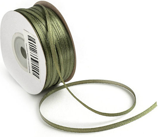 Κορδέλα Σατέν Διπλής Όψης 3mm 100m Sanxxxx-xx3100 Λαδί