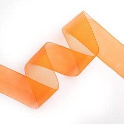 Organza Ribbon Soft Thin Stiffener 38mm 50m Org...