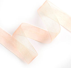 Organza-Band Soft Dünn Kante 25mm 50m Orgxxxxx-...