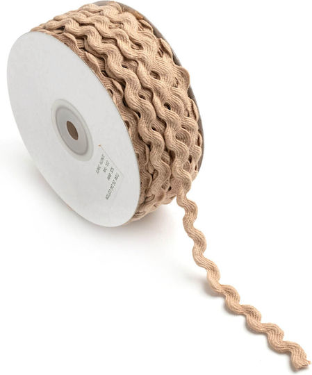 Țesătură Zig Zag Groasă 8mm 25m Bej