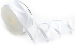 Organza Satin Bänder 38mm 25m Jngxxxxx-x38x25 Weiß