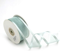 Organza Satin Bänder 38mm 25m Jngxxxxx-x38x25 Blau