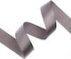 Satin Single Face Ribbon Organza 38mm 100m Gray