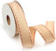 Linen Ribbon Gazaki 2.5cm 10m Yousxxxx Fuchsia