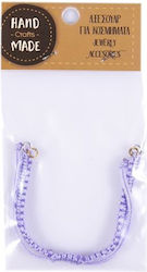 Hand Made Crafts Βραχιολι Βαση Μακραμε Μωβ Κρ-234 Hand Made Crafts Βραχιολι Βαση Μακραμε Μωβ Κρ-234