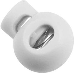 Stop Kordel Weiß & Schwarz 13mm Weiß
