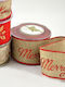Weihnachtliche Farbband Stoff Merry Bunt 900x6.7cm 1Stück