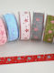 Star Christmas Ribbon Light Blue 1pc