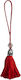 Metal Tassel Bead Taskt302 Red