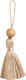 Holz-Quaste Holzperle Tast02ax-xxx700 Ecru