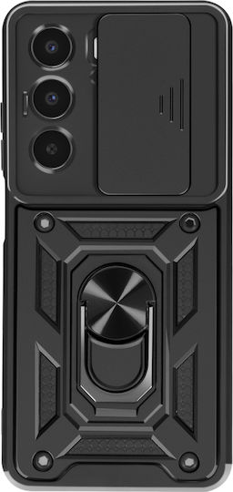 Avizar Hülle Realme 14x Magnetischer Ring Kameraschutz Schwarz