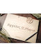 Wooden Wedding Wish Book Engraving