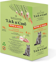 Wellfed Lick ’n’ Care Bone & Joint Cat Treat Chicken & Hyaluronic Acid 15g Wellfed Lick ’n’ Care Bone & Joint Cat Treat Chicken & Hyaluronic Acid 15g