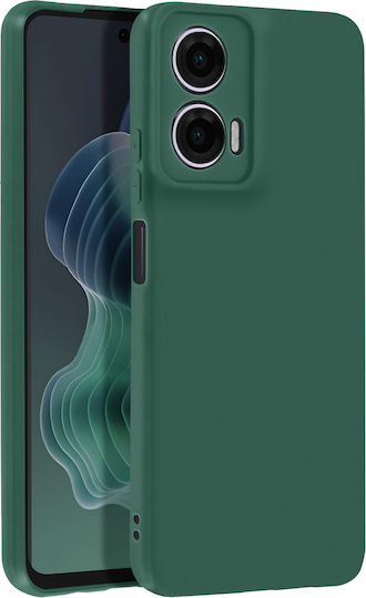 Avizar Handyhülle Motorola Moto G35 Silikon Weiche Matt Dunkelgrün