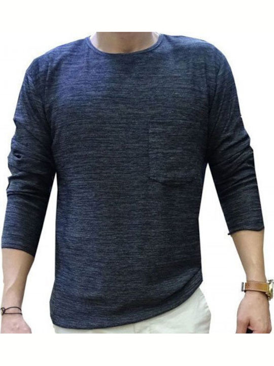 Luciano Faketti Men's Blouse Luciano Faketti In Fashion Wear To Stand Out 5% Elastane 10% Viscose 85% Polyester Anthracite