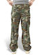 Παντελονι Surplus Vintage Fatigue Woodland Camo