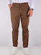 Polbot Trousers Side Pockets Chino Regular Fit Pol104-180322.52 Tobacco
