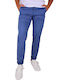 Polbot Chino Trousers Blue Side Pockets Regular Fit Pol001-170132.114