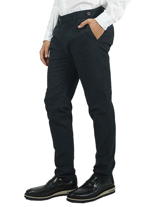 Artisti Italiani Men's Cotton Trousers Gray Slim Fit 22306/s-4 98% Cotton 2% Elastane Artisti Italiani Men's Cotton Trousers Gray Slim Fit 22306/s-4 98% Cotton 2% Elastane