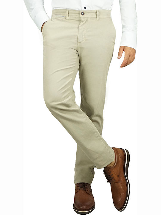 Dario Beltran Ανδρικό Βαμβακερό Παντελόνι Φανγκό Slim Fit P938 100% Βαμβάκι