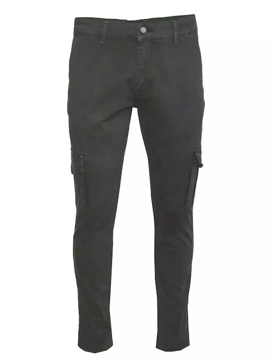 Oxygen Men's Black Cargo Trousers 41090-Black
