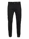 Oxygen Herrenhosen Schwarz Cargo Pant mit Gummizug 41117