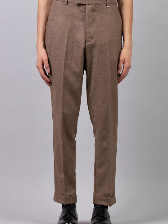 Pa2227 Imb Man Pantalone Tasca America Brown