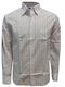 Luciano Faketti Shirt Luciano Faketti White Collar Red Stripe