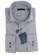 Herrenhemden Langärmeliges Mikroschichtmuster Blau Weiß Bizzaro Slim Bz2228715/sl 3