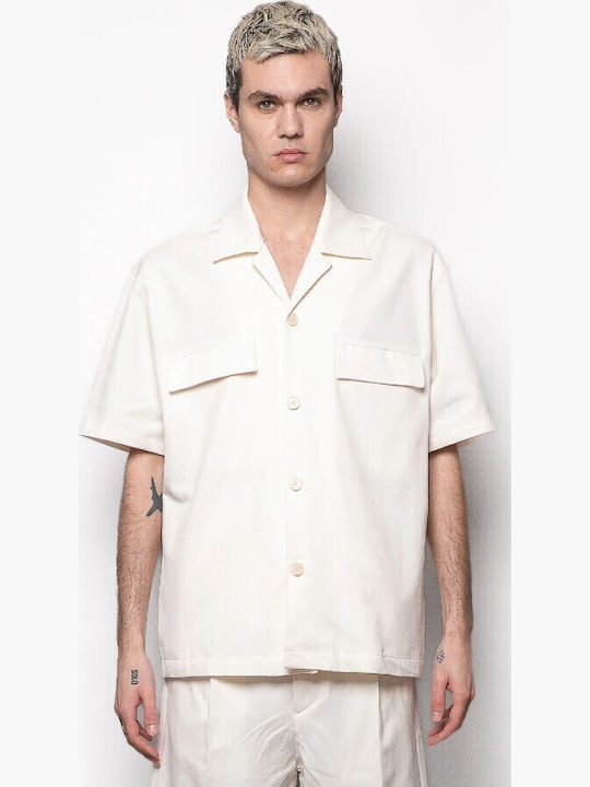 Ca2452 Imb Man Camicia Mezza Manica Con Tasc