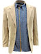 Luciano Faketti Men’s Suit Jacket Corduroy 100% Cotton Luciano Faketti Beige