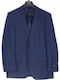 Men’s Suit Jacket Luciano Faketti Linen Blue