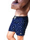 Cayos Swim Marineblaue Herren-Bademode-Shorts Nautische Elemente 9073