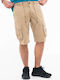 Herren Shorts Beltipo Cargo Kordel Beige