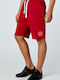 Snta Herren Shorts Mit Sailing Team Druck Rot