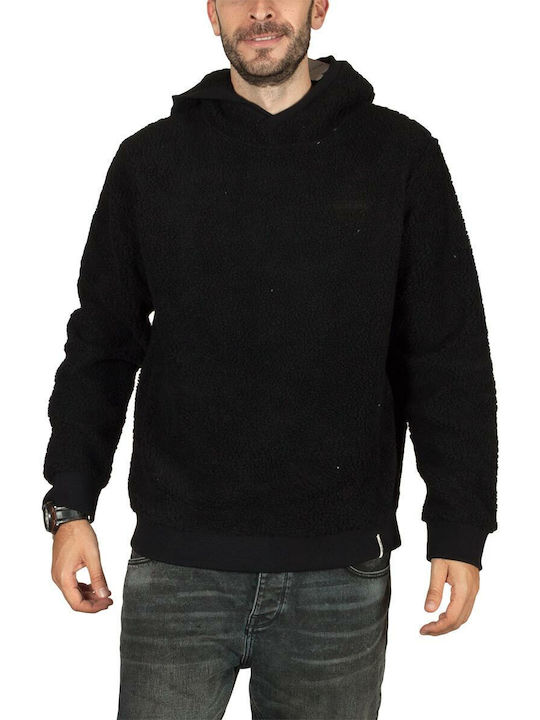 Anerkjendt Akalec Borg Sweatshirt Hood Black Men's 9519716-blk