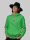 Frida Kahlo Meeple Sweatshirt Kapuze Kelly Grün