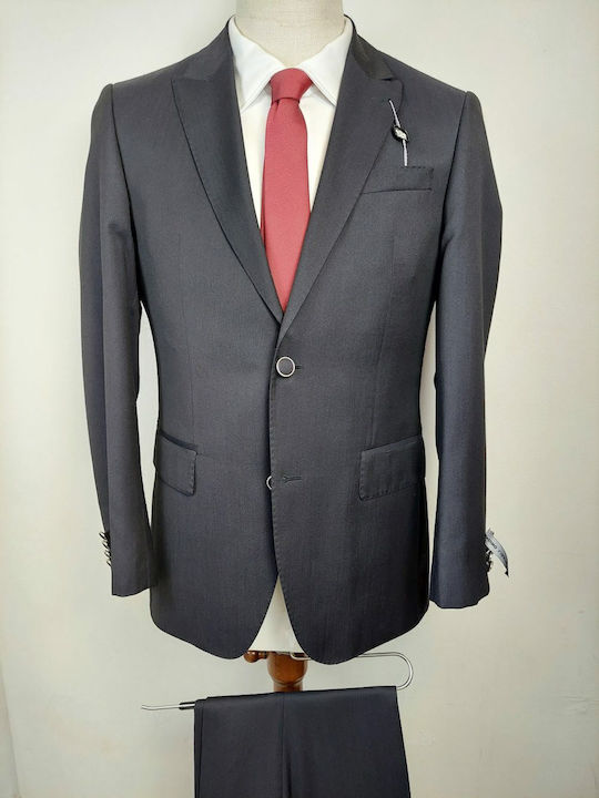 Suit Black Dino Libero Wool-blend Ceremonia 2857-153 0012