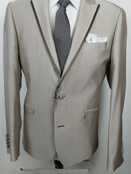 Beige Suit Aslanis S.hugo-081 5001.8170 1001