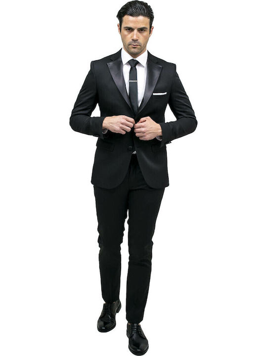 Men's Suit Vest Wedding Artisti Italiani 11579 S02p V Black