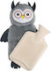 Zen Owl Плюшена Топлинна Капачка с Подвижен Калъф 750ml Сива