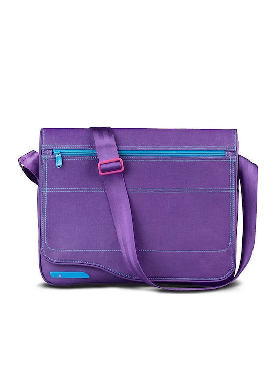 Be Z Le Reporter 13" Monitor Schultertasche Verstärkte Taschen Lila Be Z Le Reporter 13" Monitor Schultertasche Verstärkte Taschen Lila